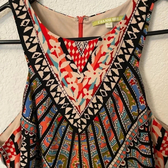 Gianni Bini boho pattern Maxi Dress size M - Picture 8 of 8